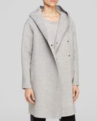 Vince Coat Hooded - Lyst