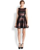Alice + Olivia Foss Cut-Out Back Dress - Lyst