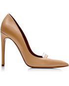Tabitha Simmons Lexi Two-Tone Leather Pumps - Lyst