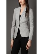 Burberry Travel Tailoring Virgin Wool Jacket - Lyst