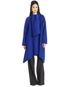 Oscar de la Renta Alpaca and Silkblend Coat - Lyst