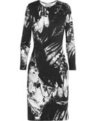 Preen Iris Printed Stretch-Jersey Mini Dress - Lyst
