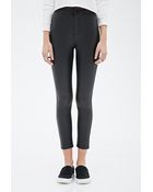 Forever 21 Faux Leather Skinny Pants - Lyst