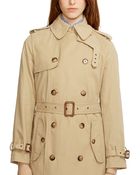 Polo Ralph Lauren Slim-Fit Cotton Trench Coat - Lyst