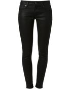 MICHAEL Michael Kors Coated Skinny Jeans - Lyst