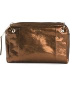 Lanvin Metallic Shoulder Bag - Lyst