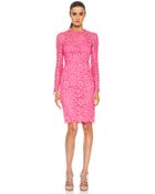 Valentino Lace Knit Mini - Lyst