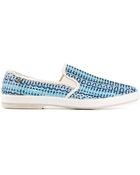 Rivieras Woven Slippers - Lyst