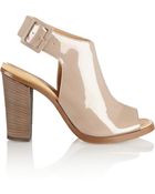 Maison Martin Margiela Patent-Leather Sandals - Lyst