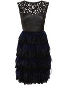 Coast Izzy Feather Dress - Lyst