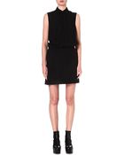Kenzo Sleeveless Shirt Dress Black - Lyst