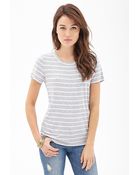 Forever 21 Nautical-Striped Jersey Tee - Lyst