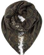 Etro Paisley Print Scarf - Lyst