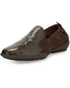 Sesto Meucci Agneta Snake-Print Combo Slip-On - Lyst