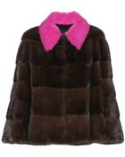 Blancha Fur Jacket - Lyst