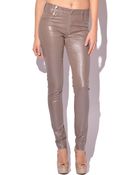 James Jeans Twiggy Metallic Coated Skinny Jeans - Lyst