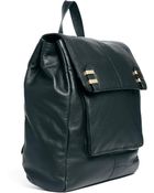 Asos Leather Soft Boysy Backpack - Lyst