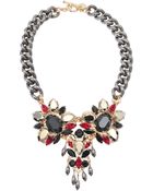 Anton Heunis Triple Crystal Exclusive Necklace - Lyst
