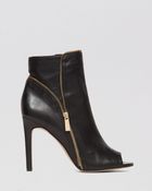 Vince Camuto Open Toe Booties Klayton High Heel - Lyst