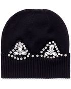 Markus Lupfer Jewel Cat Ear Beanie - Lyst