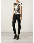 MICHAEL Michael Kors Sequinned Camouflage Top - Lyst