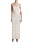 Laundry By Shelli Segal Sweetheart Embroidered Mesh Gown - Lyst