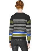Diesel Black Gold Patchwork Jacquard Sweater - Lyst