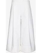 Nicholas Wide Leg Culottes: White - Lyst