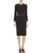 Givenchy Zippertrimmed Sheath - Lyst