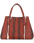 Bottega Veneta Nappa Leather Bag With Intreccio Details - Lyst