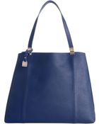 Tommy Hilfiger Th Hinge Saffiano Leather Tote - Lyst