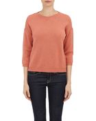 Jil Sander Stockinette-Stitch Sweater - Lyst