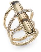 Alexis Bittar Miss Havisham Orbiting Quartz & Labradorite Doublet Ring - Lyst