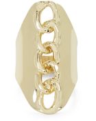 BCBGMAXAZRIA Chain-Link Ring - Lyst