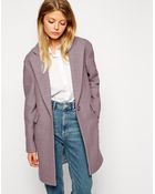 Asos Car Coat - Lyst
