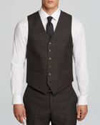 John Varvatos Luxe Houndstooth Check Vest - Bloomingdale'S Exclusive - Lyst