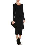 Donna Karan New York Layered Jersey Dress - Lyst
