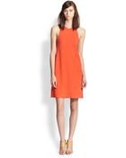 Theory Wellra Cutout-Back Halter Dress - Lyst
