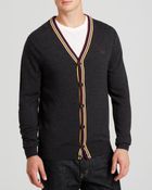 Fred Perry Bold Tipped Cardigan - Lyst