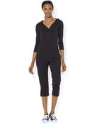 Lauren by Ralph Lauren Cropped Active Pants - Lyst