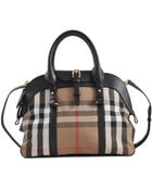 Burberry Md Milverton House Check Bag - Lyst