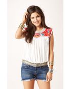 Free People Tribal Disco Tee - Lyst