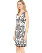 Giambattista Valli Sleeveless Dress - Black Brocade - Lyst