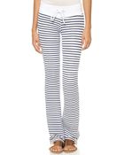 Wildfox Stripe Track Pants - Sailor Stripe - Lyst