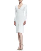 Wes Gordon Doublefaced Tailored Slit Dress - Lyst