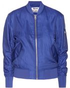 Acne Studios Encore Structure Cottonblend Bomber Jacket - Lyst