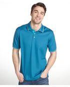 Robert Graham Mosaic Blue 'Mcenroe' Cotton Polo Shirt - Lyst