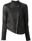 Helmut Lang Asymmetric Biker Jacket - Lyst