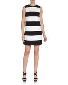 Rachel Zoe Sequin Striped Shift Dress - Lyst