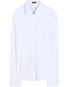 Jil Sander Navy Stretch-Cotton Shirt - Lyst